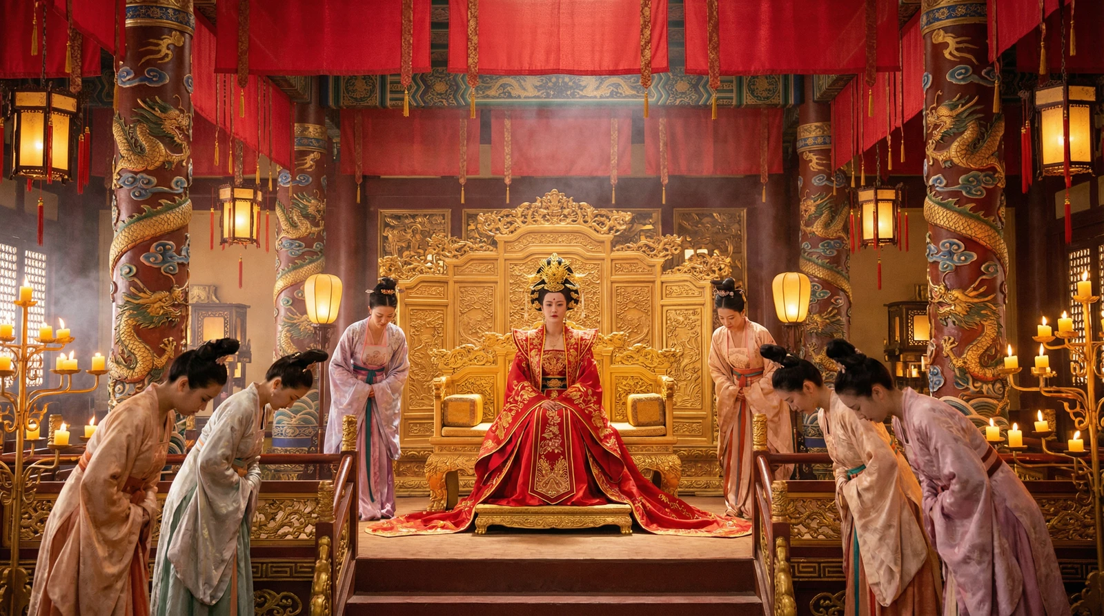 17c一起草国产视频栏目古装宫廷大戏拍摄现场