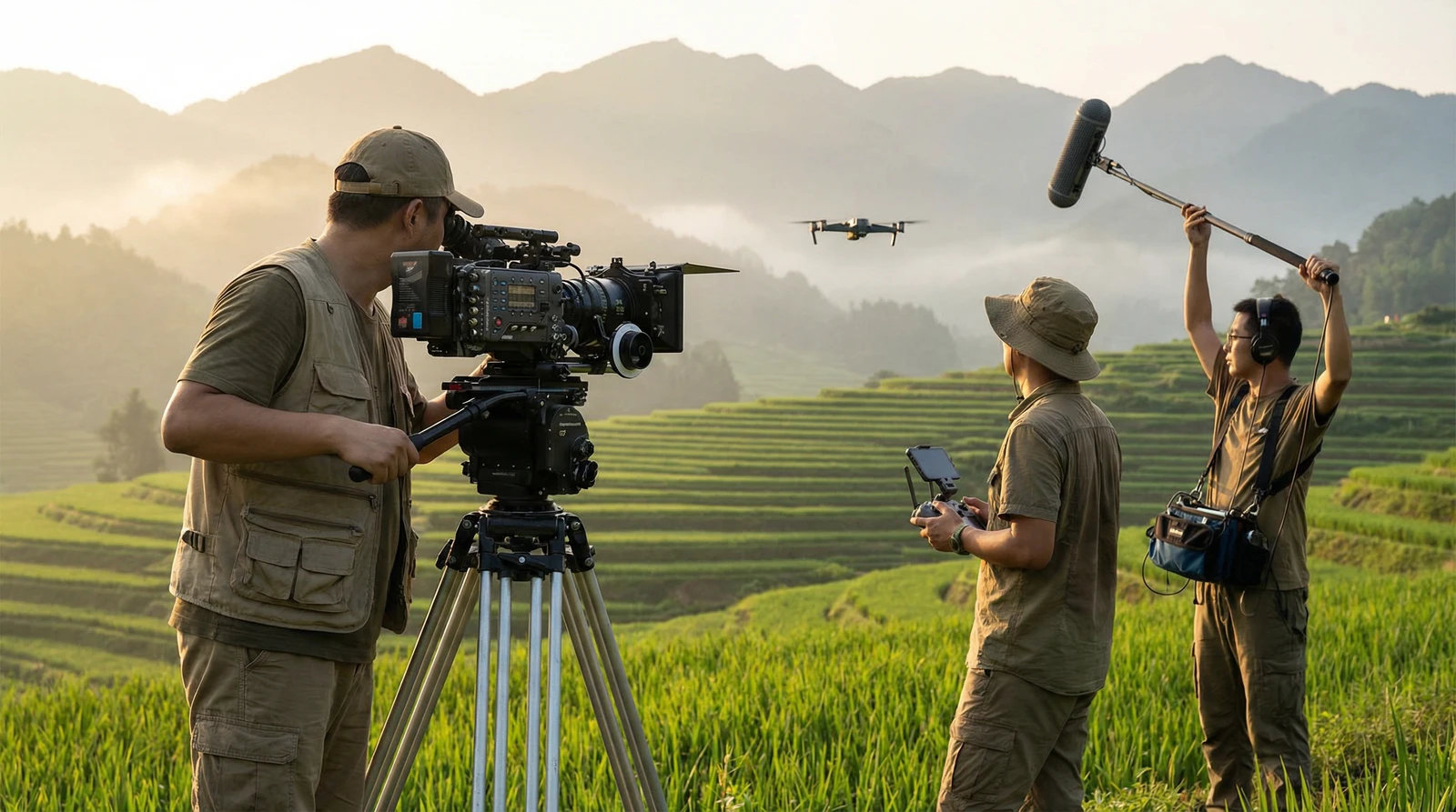 17c一起草海角社区栏目云南梯田纪录片拍摄团队