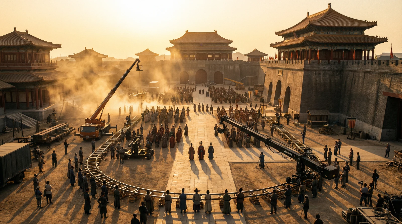 17c一起草国产视频栏目大型影视拍摄基地全景